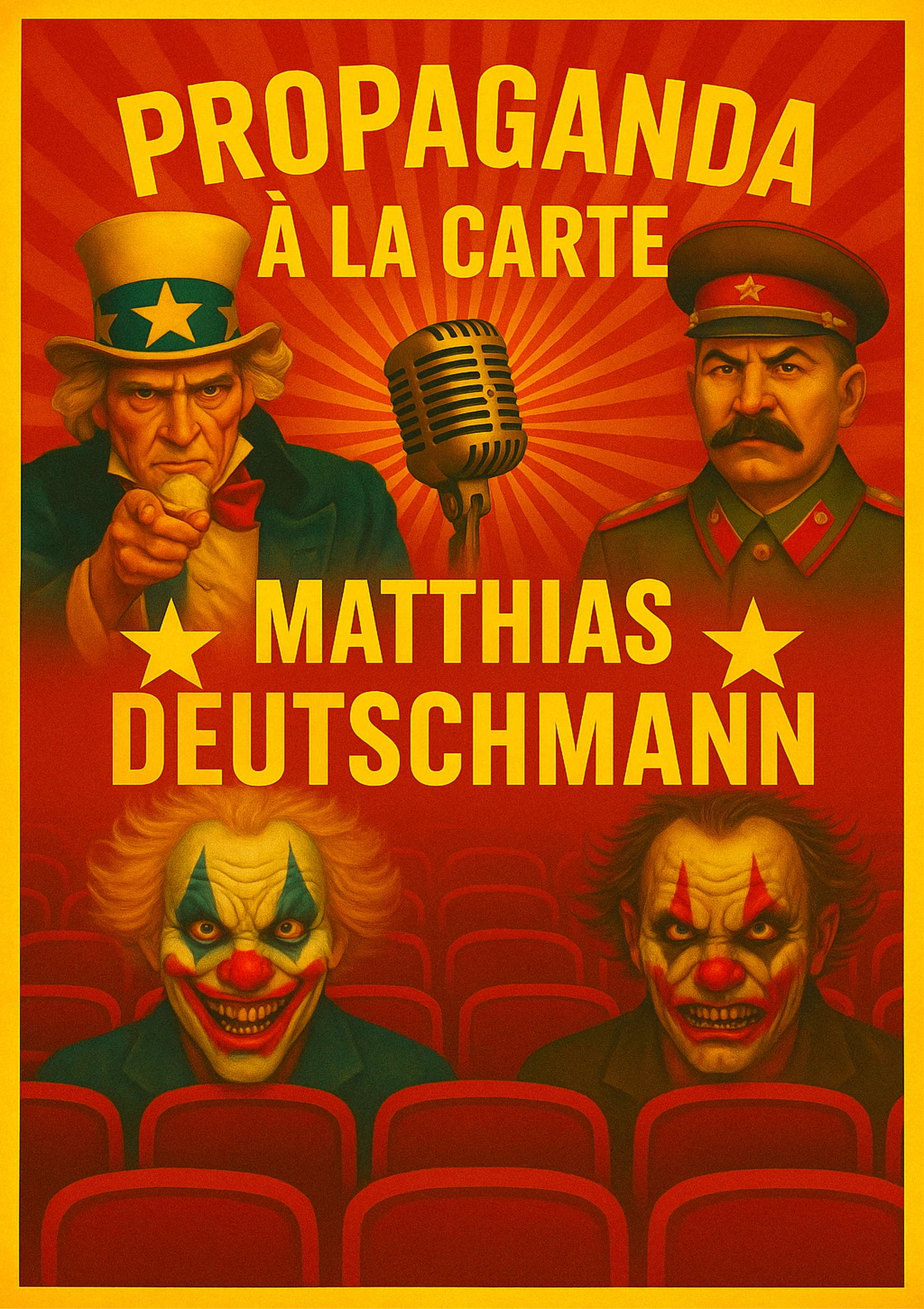 Matthias Deutschmann: Propaganda à la carte - Plakat